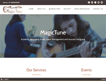 Tablet Screenshot of magictune.org
